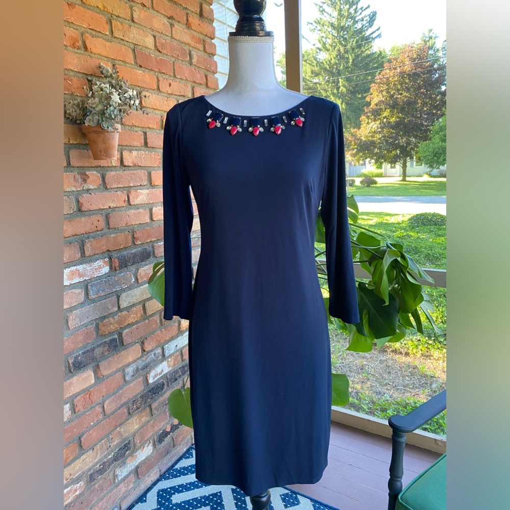 Vince Camuto Jeweled Cocktail Dress